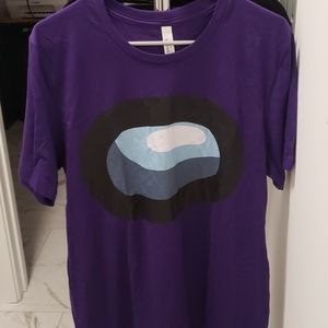 Among Us Costume Shirt Purple size Large